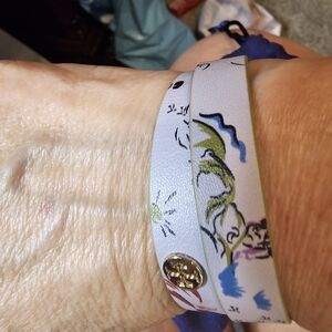 Tory Burch Multicolor Leather Bracelet